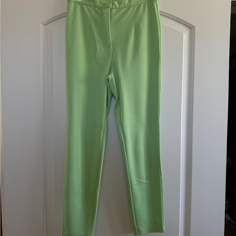 Forever 21 Light Green Straight Leg Pants